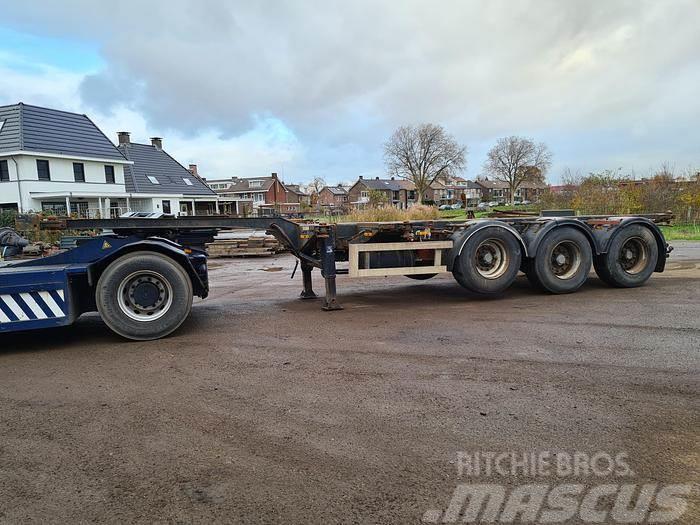 Nooteboom 3 AXLE CONTAINER CHASSIS ALL CONNECTIONS ROR DRUM Semi Reboques Porta Contentores