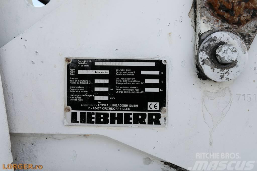 Liebherr A 316 Litronic Escavadoras de rodas
