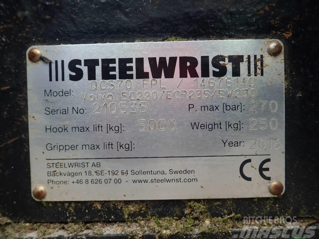 Steelwrist hydr. Schnellwechsler S70 mit Lasthaken passend fü Uniőes rápidas