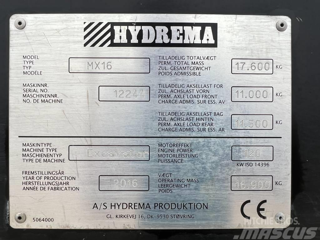 Hydrema MX 16 Escavadoras de rodas