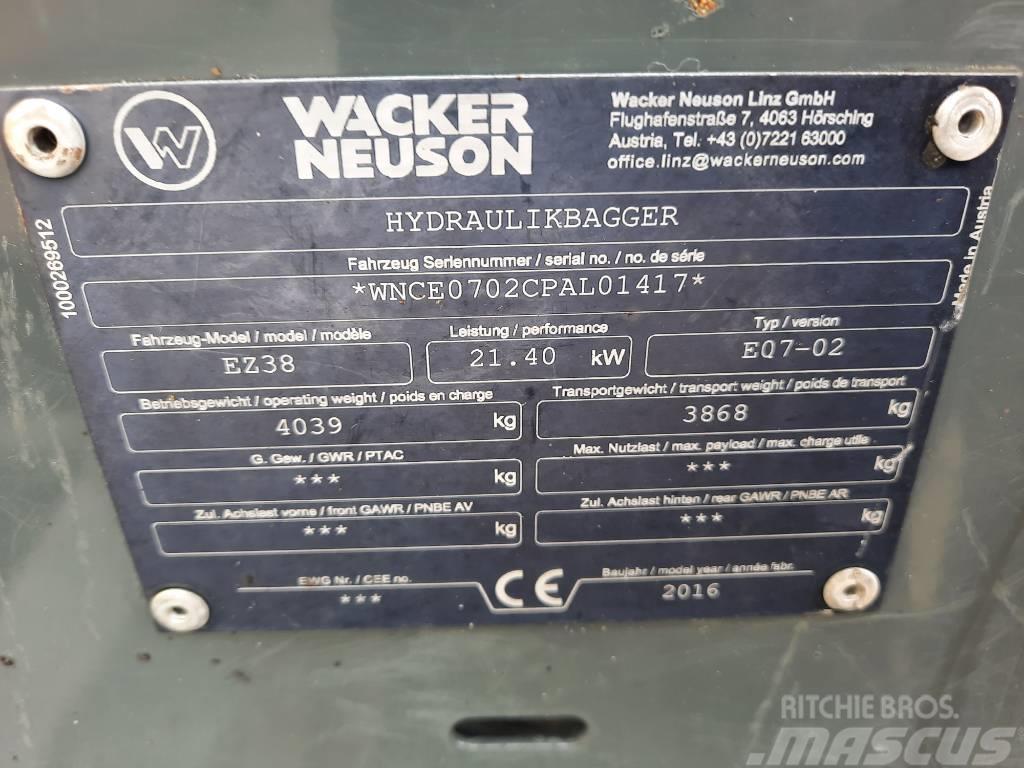 Wacker Neuson EZ 38 Miniescavadeiras