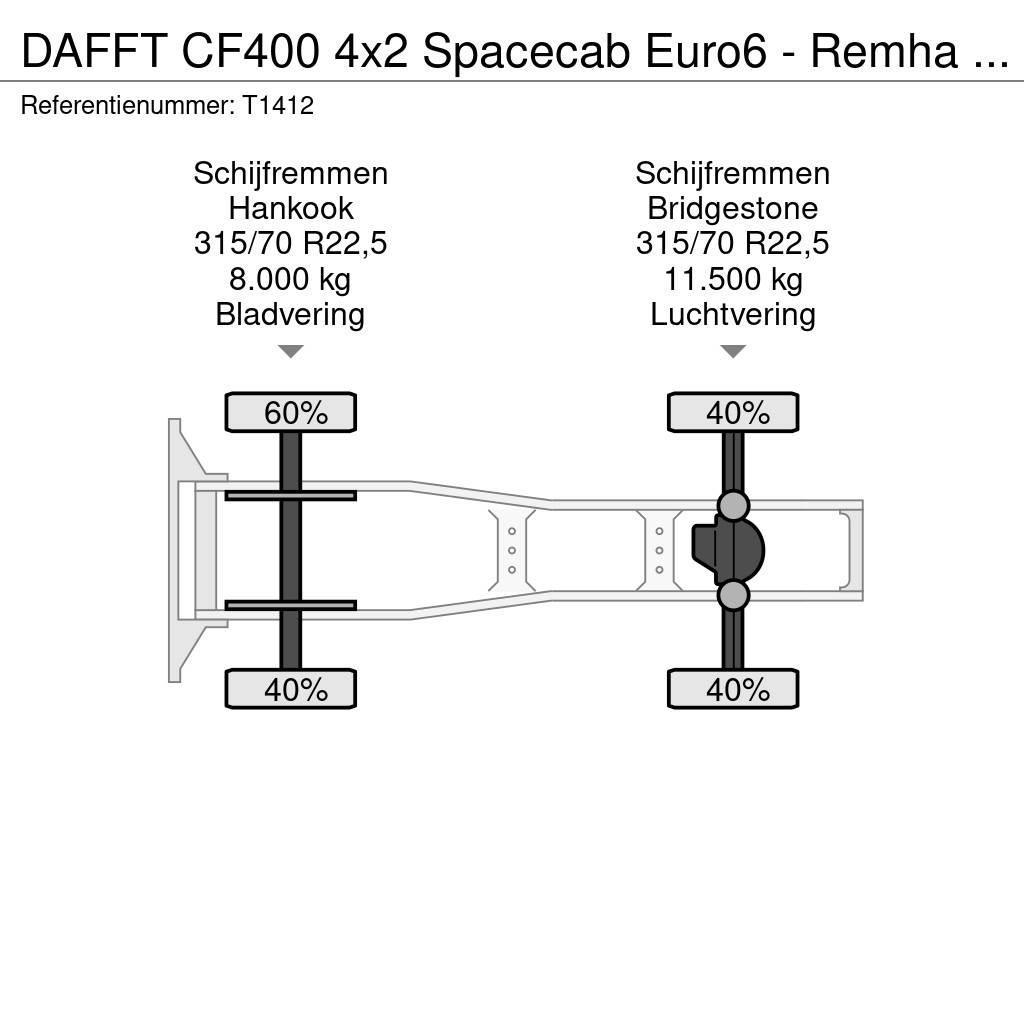 DAF FT CF400 4x2 Spacecab Euro6 - Remha - 615.000km - Cavalos Mecânicos