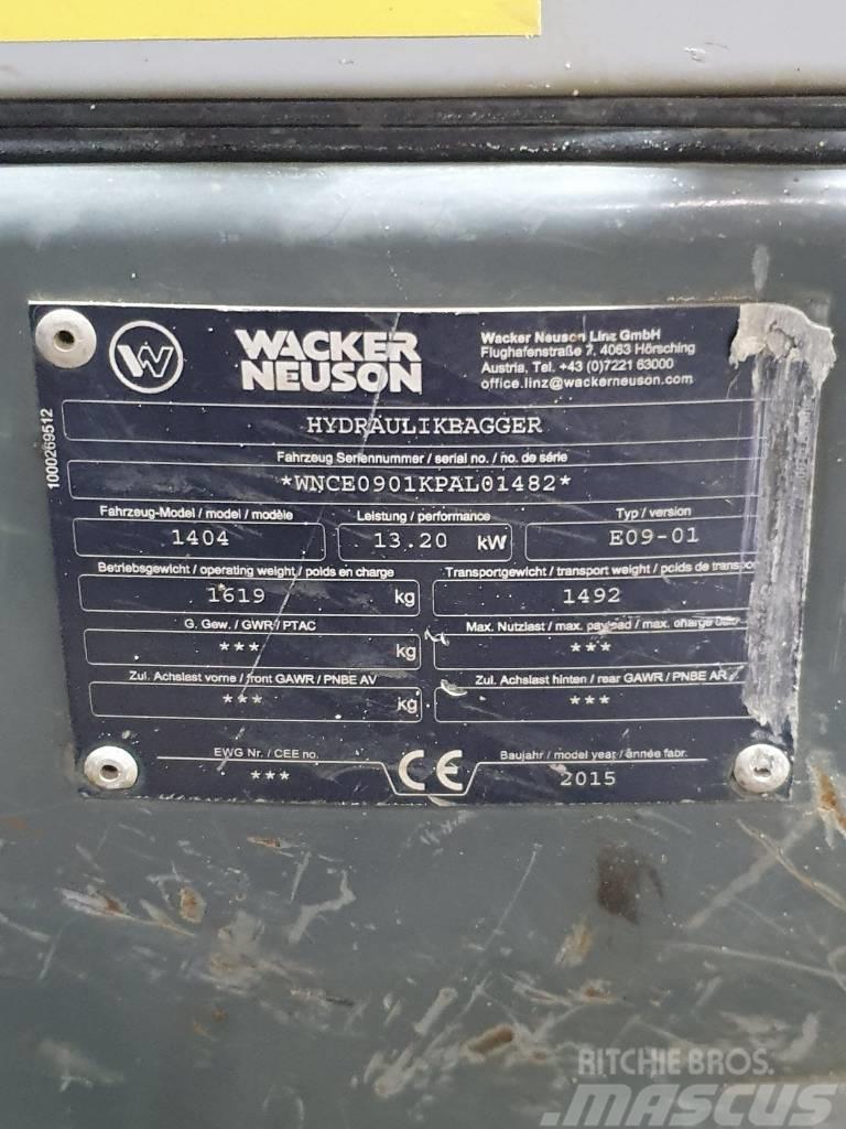 Wacker Neuson 1404 (E09-01) Miniescavadeiras
