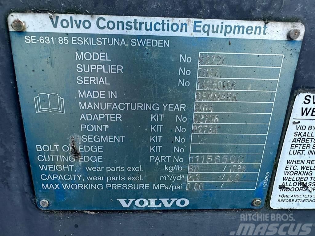 Volvo Bucket 2500mm Baldes