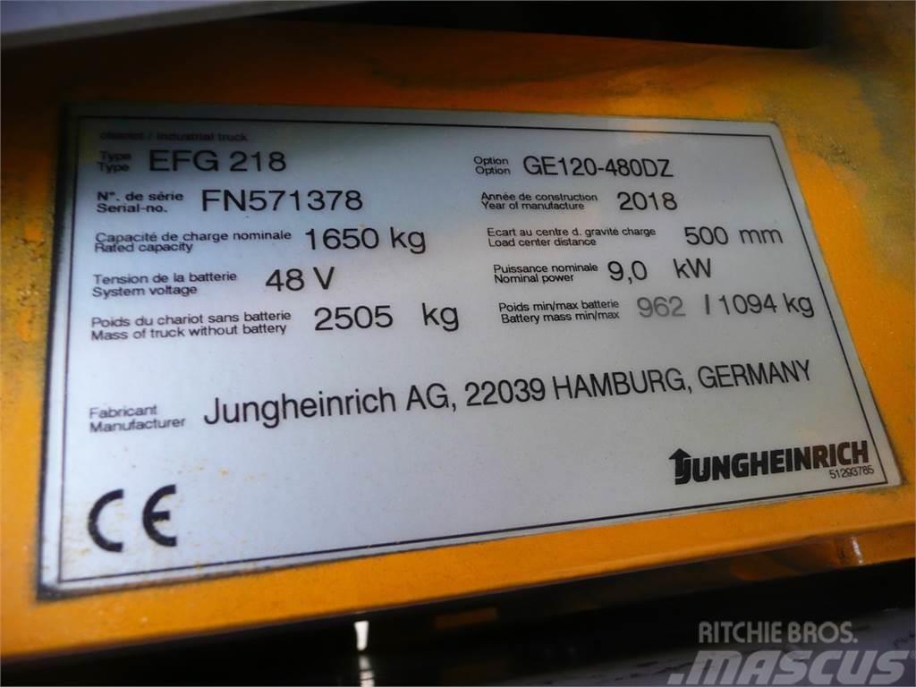 Jungheinrich EFG 218 480 DZ Electric forklift trucks