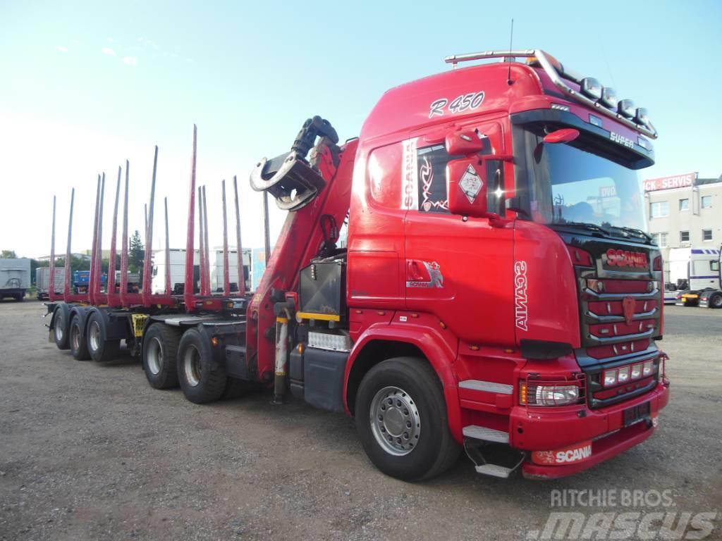 Scania R 450 Caminhões de transporte de troncos