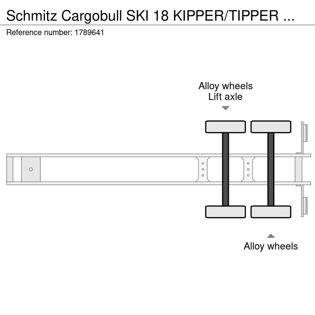 Schmitz Cargobull SKI 18 KIPPER/TIPPER TRAILER/AUFLIEGER Semi Reboques Basculantes