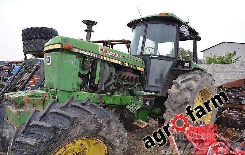John Deere spare parts 4040 S 4240 skrzynia silnik kabina mos Outros acessórios de tractores
