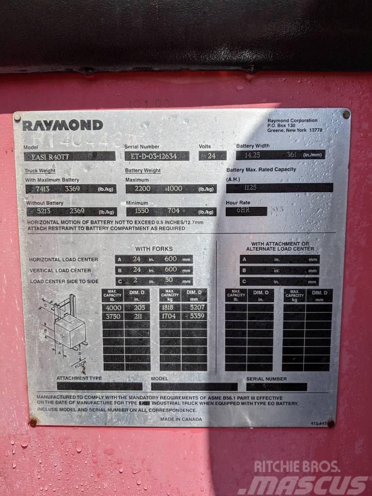 Raymond R40TT Empilhadores eléctricos