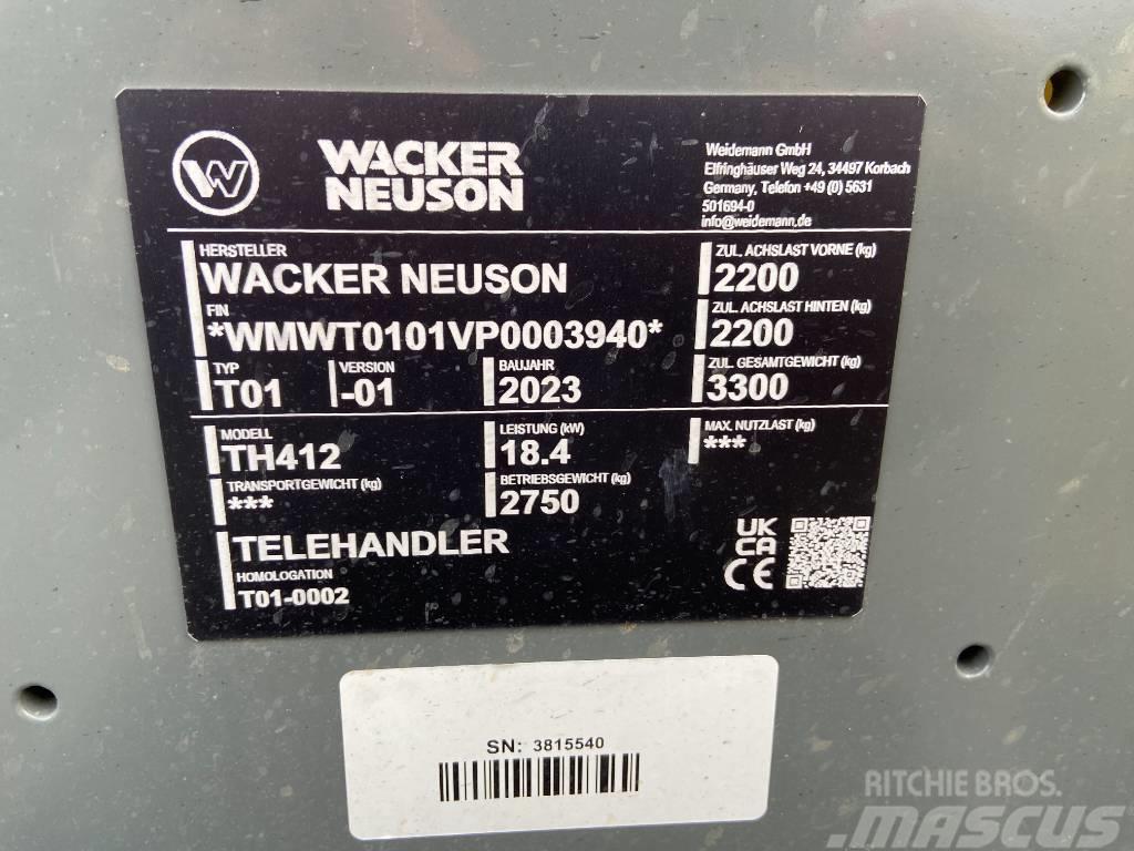 Wacker Neuson TH412 Manipulador telescópico