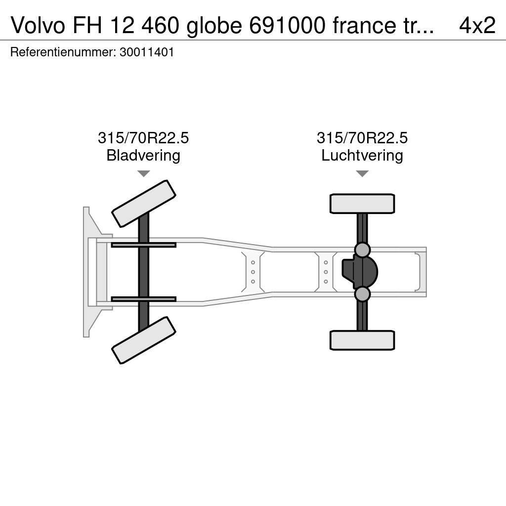 Volvo FH 12 460 globe 691000 france truck hydraulic Cavalos Mecânicos