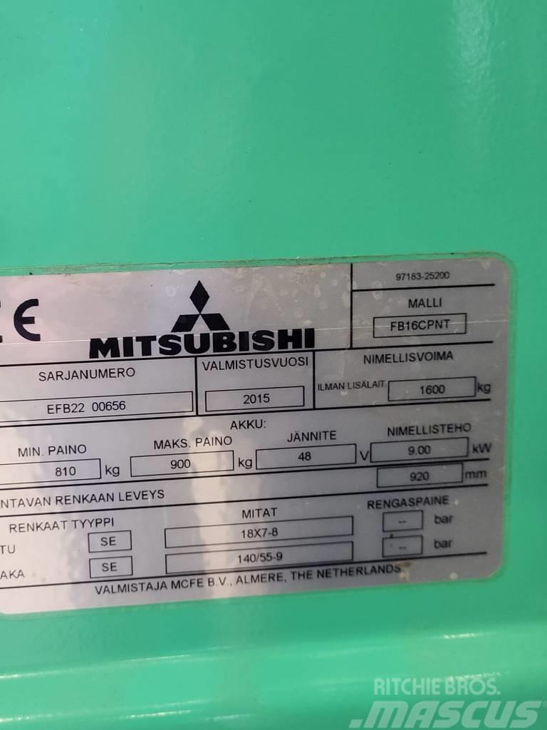 Mitsubishi FB16CPNT " Lappeenrannassa" Empilhadores eléctricos