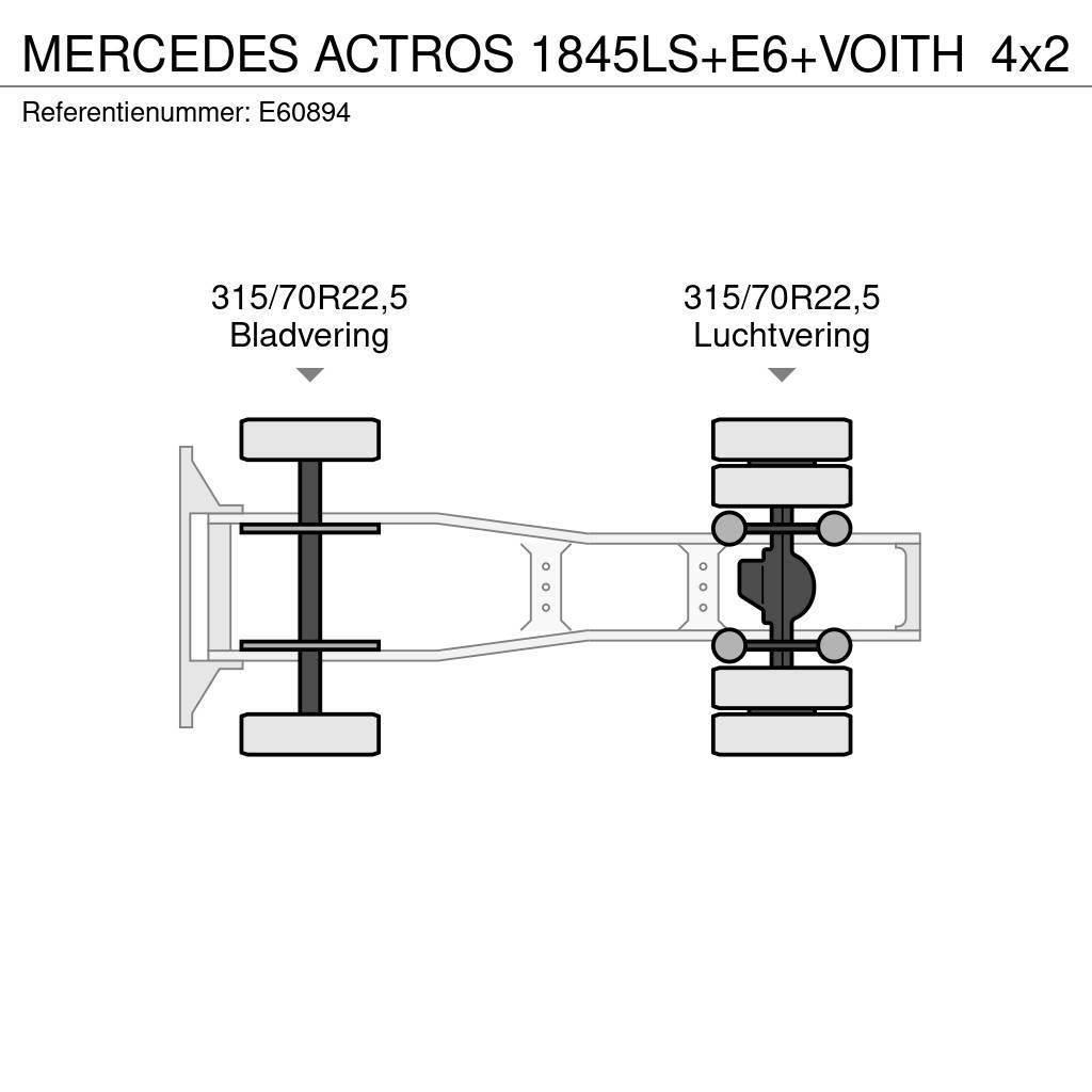 Mercedes-Benz ACTROS 1845LS+E6+VOITH Cavalos Mecânicos