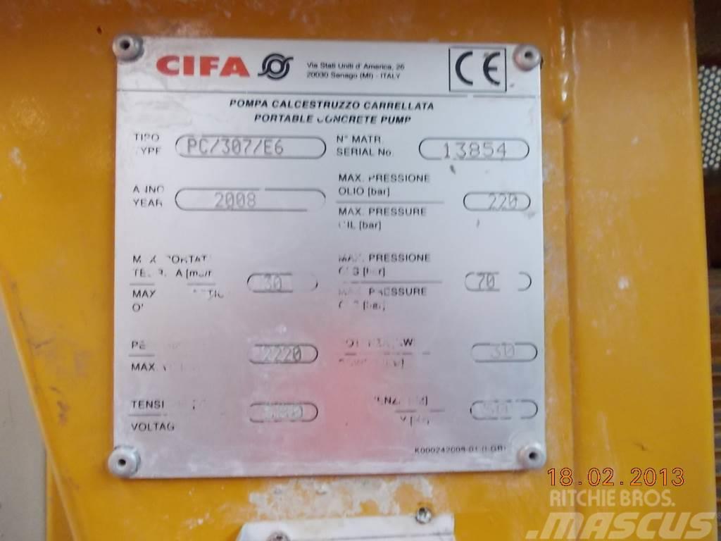 Cifa PC 307 E6 Bombas de betonagem