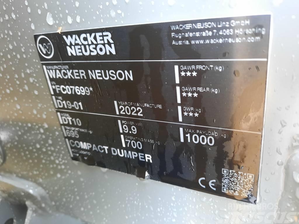 Wacker Neuson DT 10 Dumpers de rastos