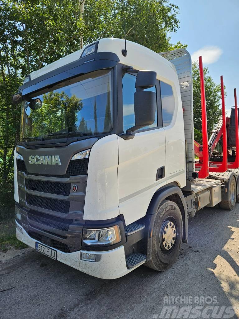 Scania 500 R Caminhões de transporte de troncos
