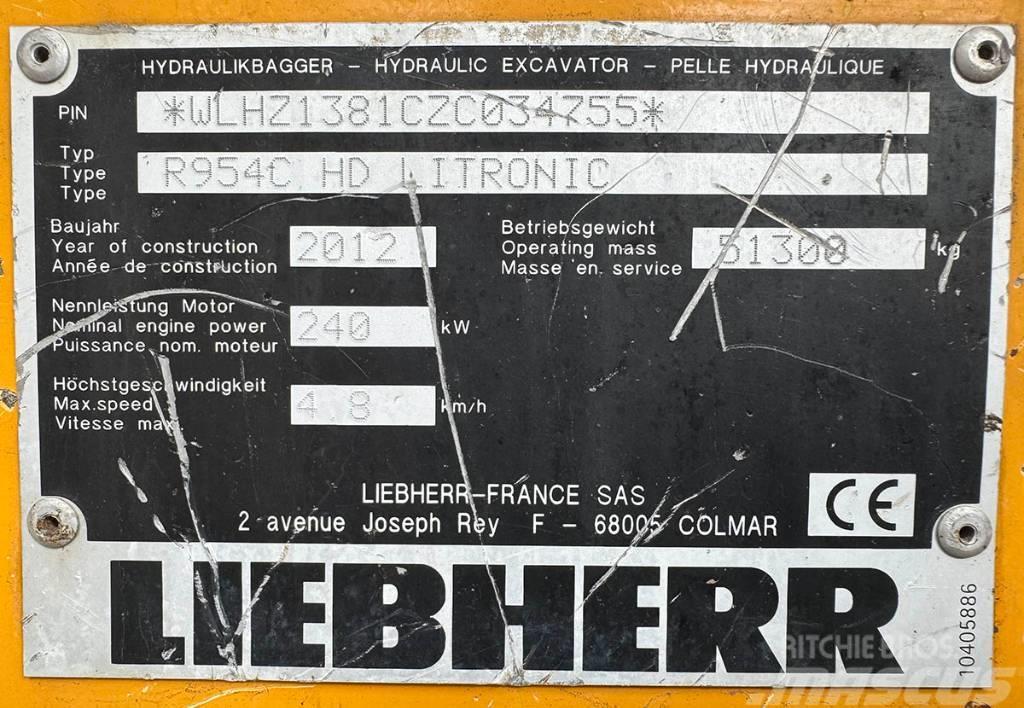 Liebherr R 954 C HD Escavadeiras de esteiras