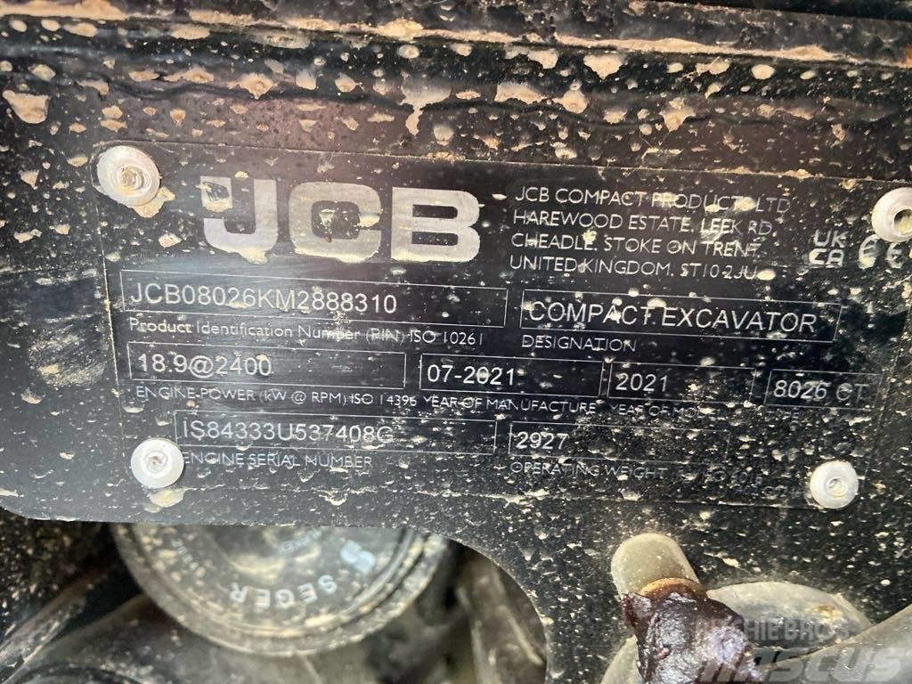 JCB 8026CTS Escavadeiras de esteiras