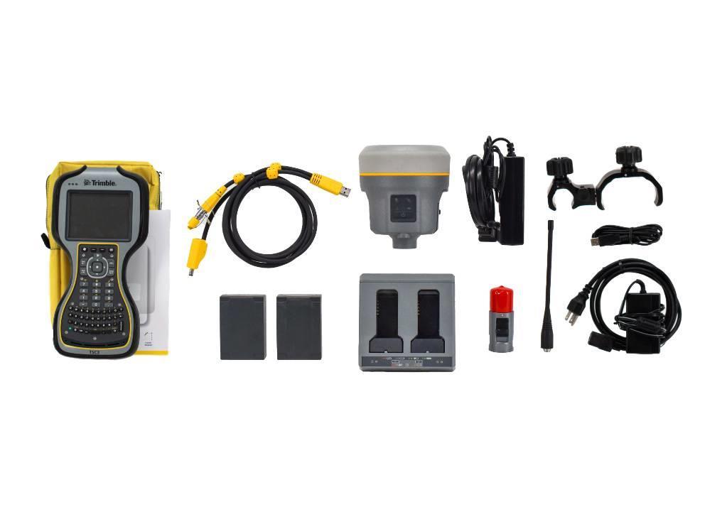 Trimble Single R10 M1 V1 Receiver GPS Kit w/ TSC3 & Access Outros componentes