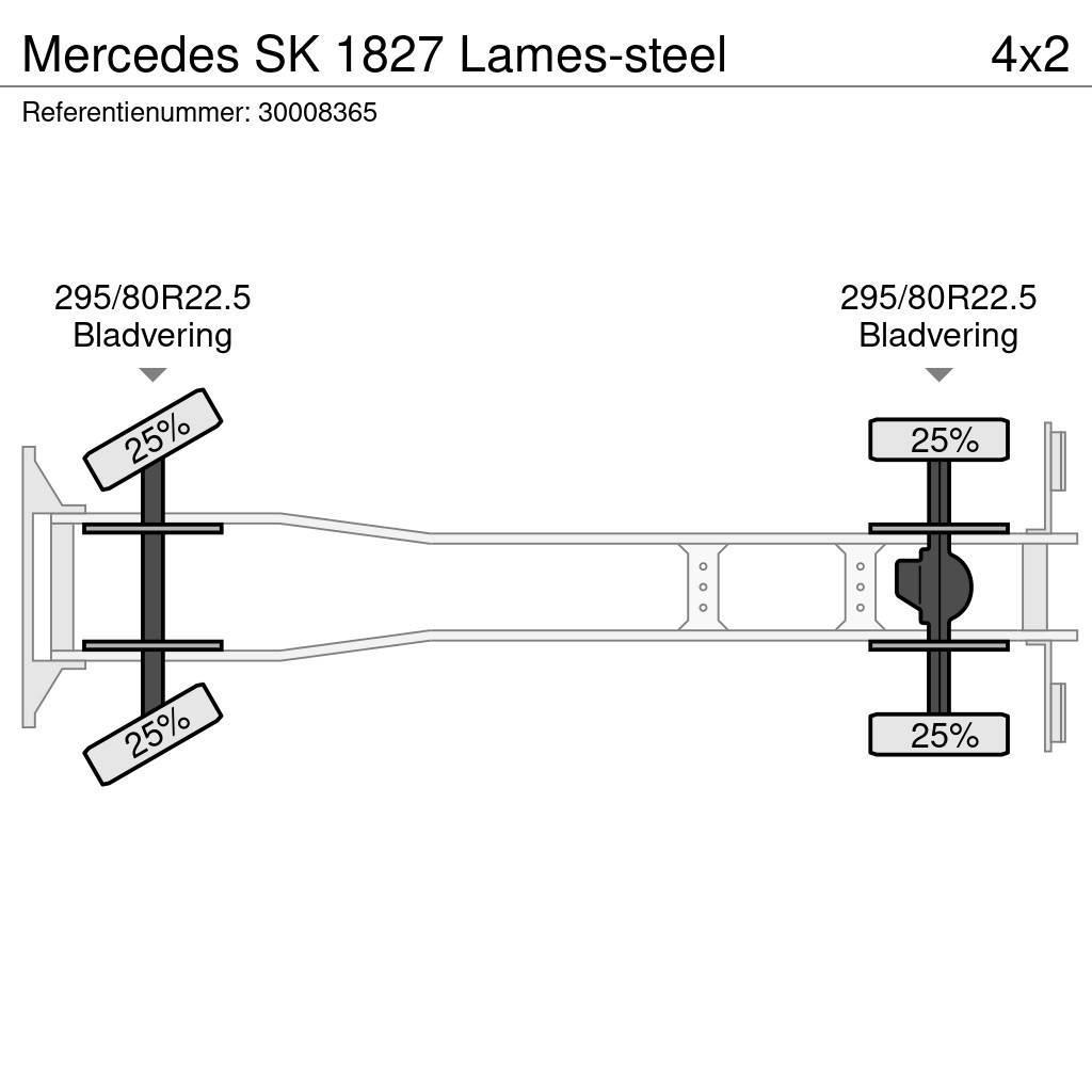 Mercedes-Benz SK 1827 Lames-steel Camiões grua
