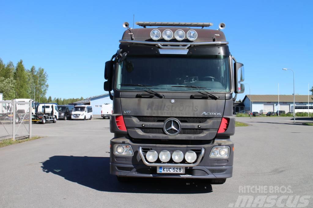 Mercedes-Benz Actros  3351 8x4 Camiões caixa desmontável com elevador de cabo