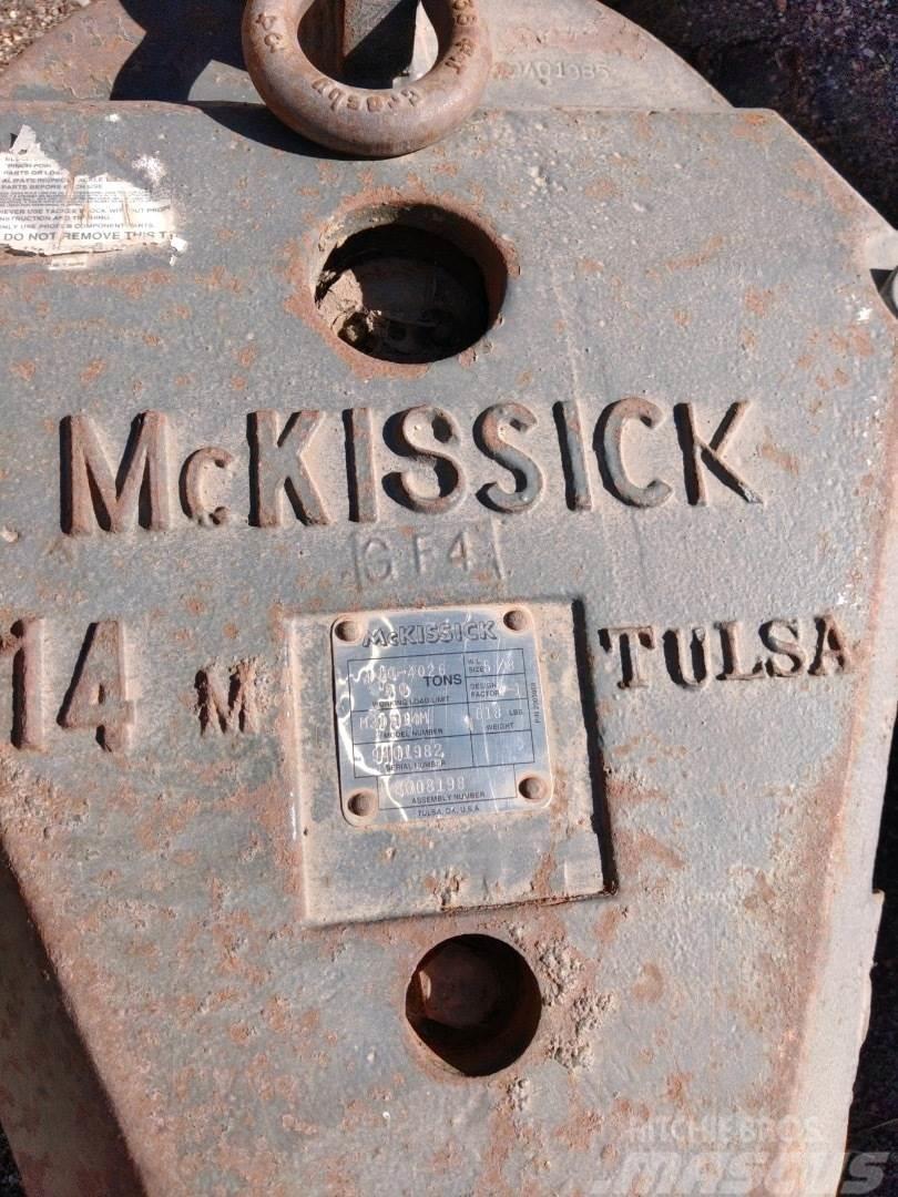  McKissick Peças e equipamento de gruas