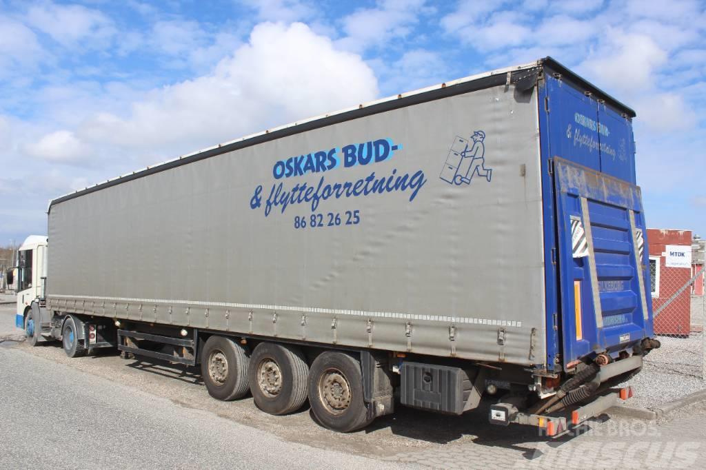 Schmitz Cargobull 3 akslet gardin trailer med lift - skyde/hævetag Semi Reboques Cortinas Laterais