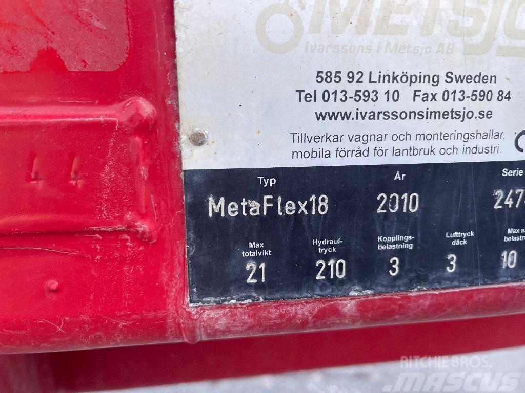 Metsjö Metaflex 18 lastväxlarvagn Outros reboques agricolas