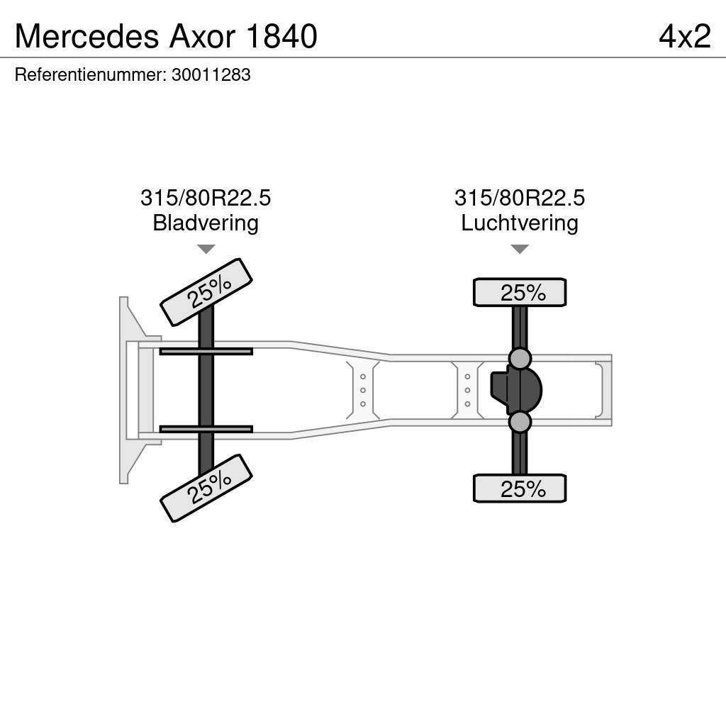 Mercedes-Benz Axor 1840 Cavalos Mecânicos