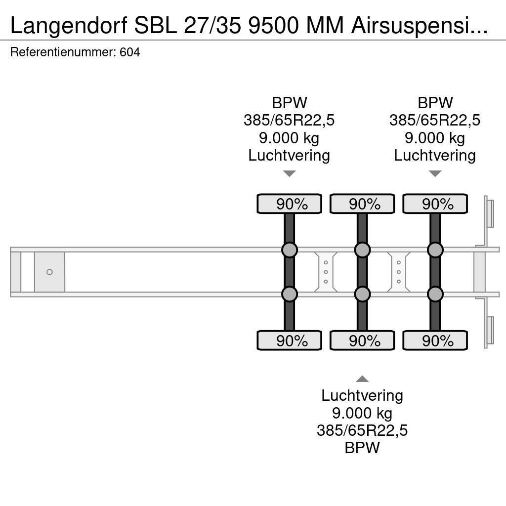 Langendorf SBL 27/35 9500 MM Airsuspension Topcondition Like Outros Semi Reboques