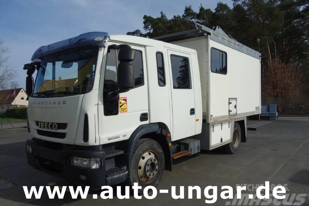 Iveco Eurocargo 120E225Doka Koffer mobile Werkstatt LBW Caminhões de caixa fechada
