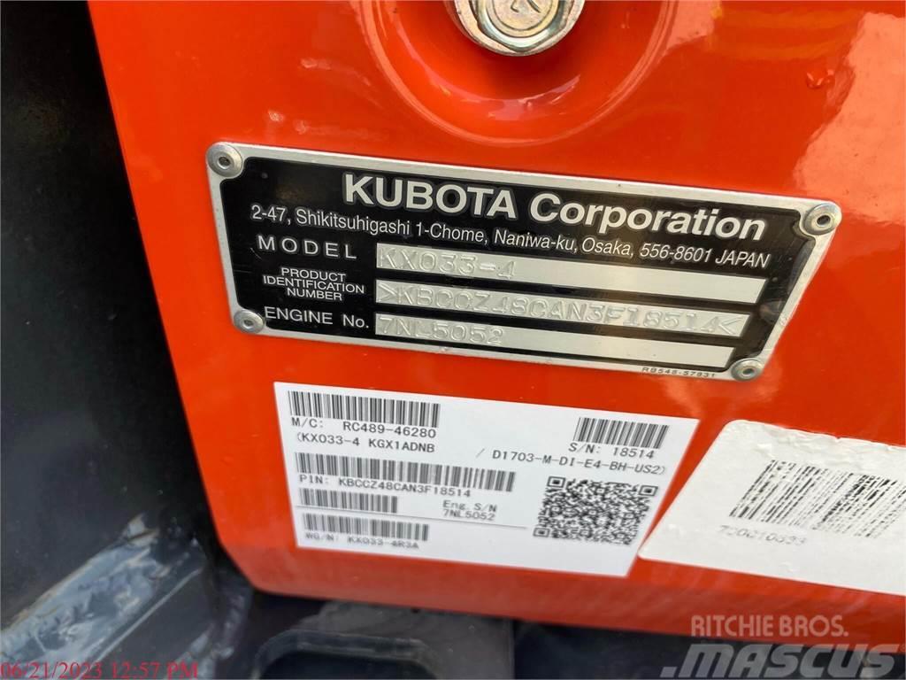 Kubota KX033-4 Miniescavadeiras