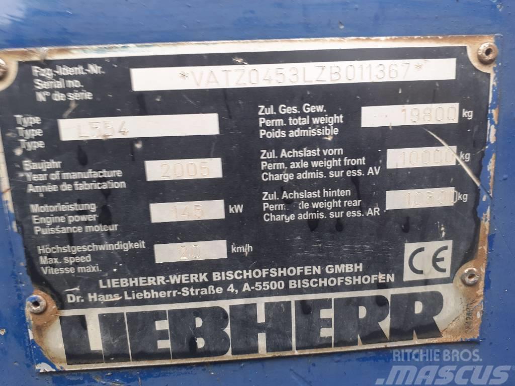 Liebherr L 554 Carregadeiras de rodas