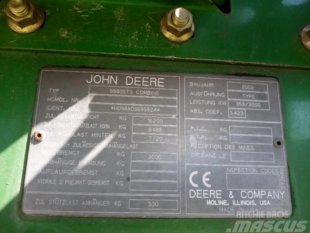 John Deere 9880 STS Ceifeiras debulhadoras