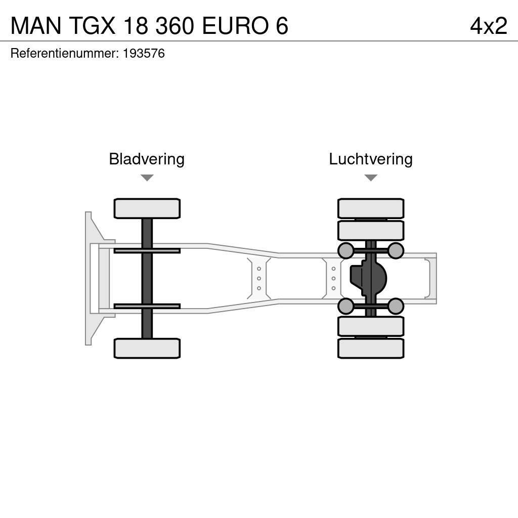 MAN TGX 18 360 EURO 6 Tractor Units