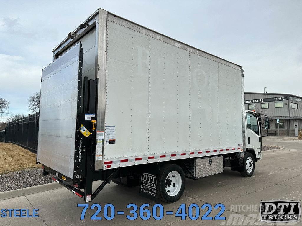 Isuzu NPR-HD 16' Box Truck With Large 3,000lb Lift Gate Caminhões de caixa fechada