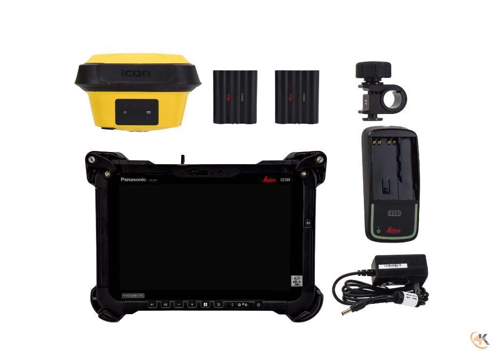 Leica iCON iCG70 Network Rover Receiver w/ CC200 & iCON Outros componentes
