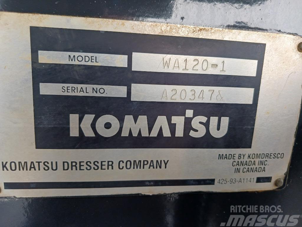 Komatsu WA 120-1 Carregadeiras de rodas
