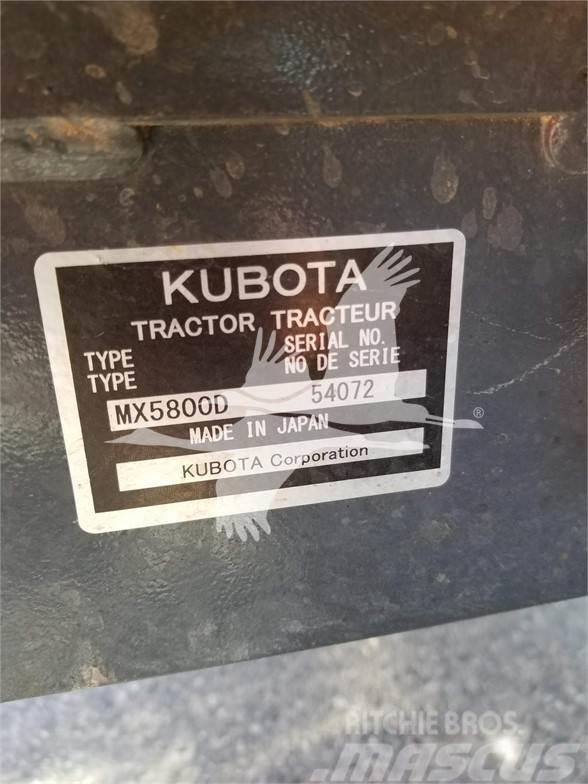 Kubota MX5800HST Tratores Agrícolas usados