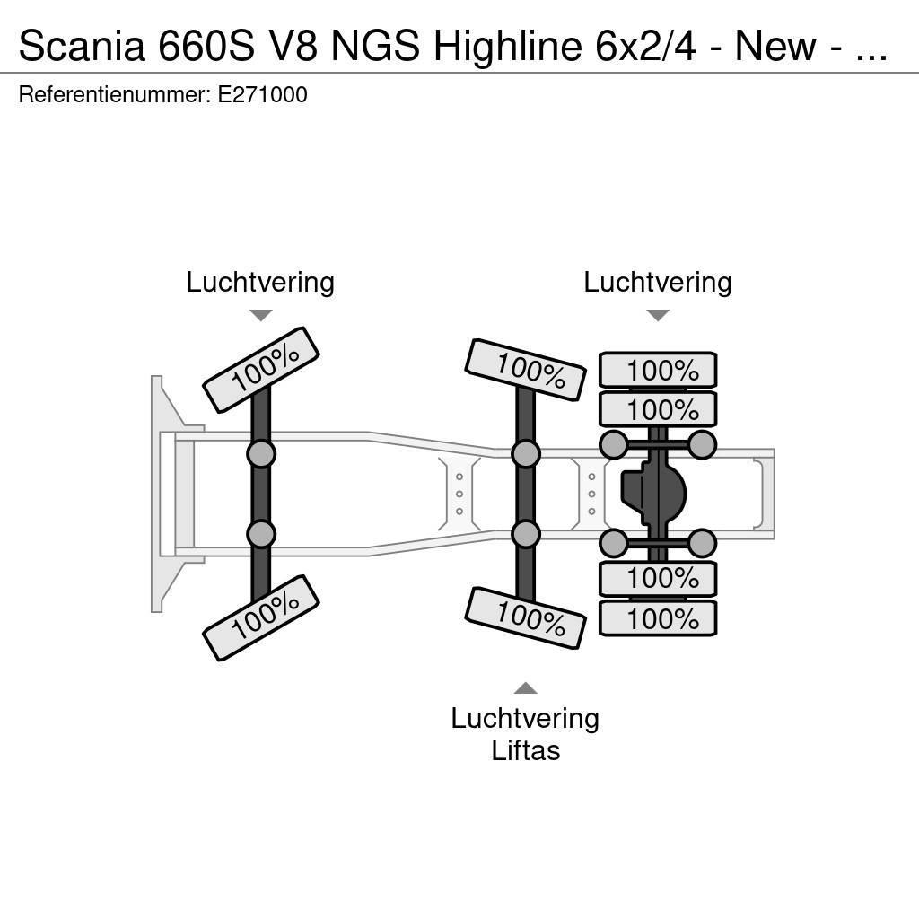 Scania 660S V8 NGS Highline 6x2/4 - New - Full spec - Fac Cavalos Mecânicos