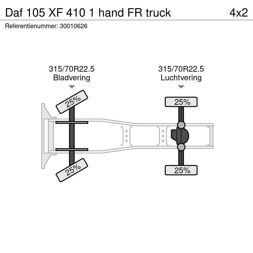 DAF 105 XF 410 1 hand FR truck Cavalos Mecânicos