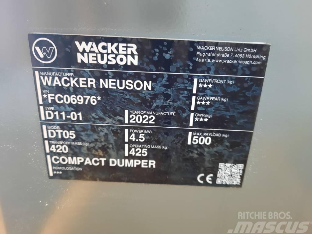 Wacker Neuson DT 05 Dumpers de rastos
