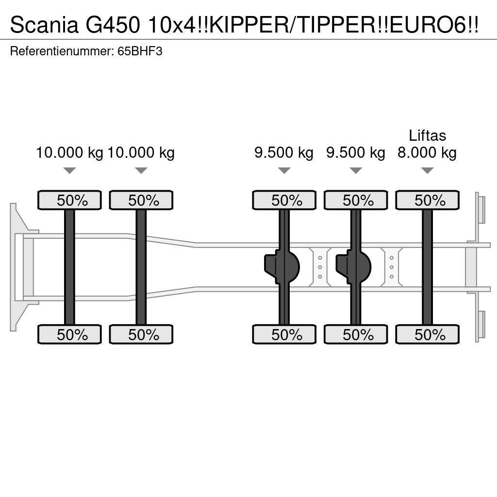 Scania G450 10x4!!KIPPER/TIPPER!!EURO6!! Camiões basculantes