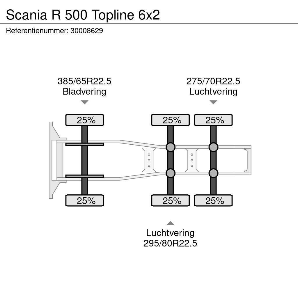 Scania R 500 Topline 6x2 Cavalos Mecânicos