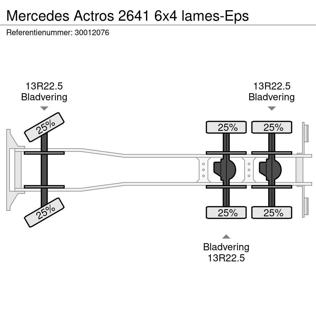 Mercedes-Benz Actros 2641 6x4 lames-Eps Camiões porta-contentores