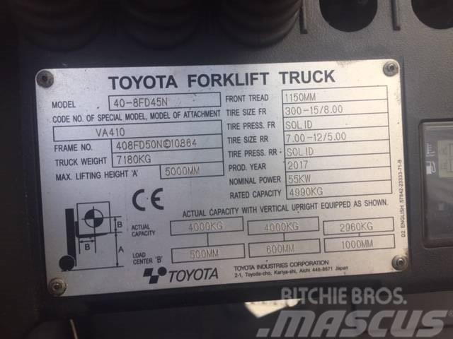 Toyota 40-8FD45N Empilhadores Diesel