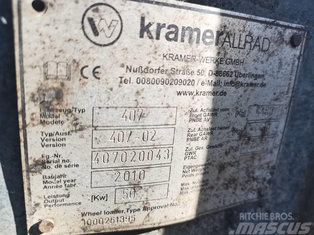 Kramer Allrad 407 KT 2010r.Parts, Części Manipulador telescópico