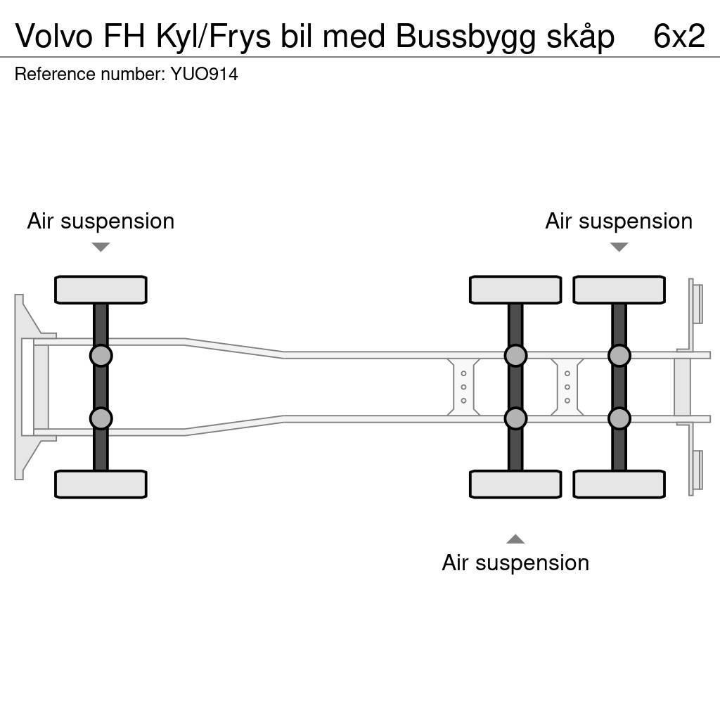 Volvo FH Kyl/Frys bil med Bussbygg skåp Caminhões caixa temperatura controlada
