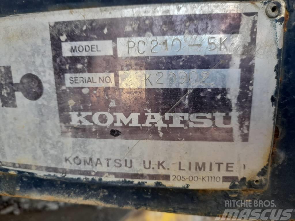 Komatsu PC 210-5 Escavadeiras de esteiras