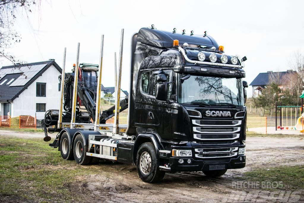 Scania R580 Caminhões de transporte de troncos